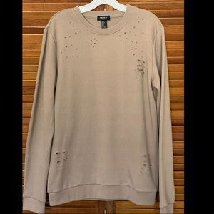 COPY - Forever 21 Men’s distressed ripped sweater